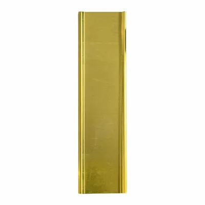 C.H. HANSON Individual Stencil: Beginner/Ender, 6 in Character Ht, Brass, Interlocking - Brass Interlocking Stencil Sets