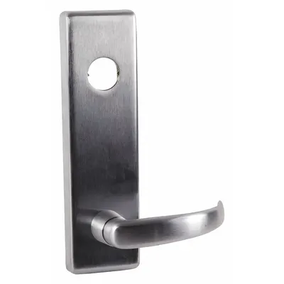 FALCON EXITS Mechanical Exit Device Trim: Stainless Steel (MPN 510L-NL-Q US32D) - Trim, Handles & Pulls for Exit Push Bars