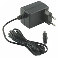 APPROVED VENDOR Plug-In Charger: 230V AC, 9V DC, 222 mA Output Current, European Country Plug