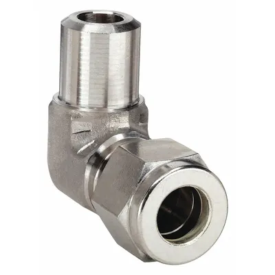 PARKER A-LOK Double-Ferrule Stainless Steel Fitting: 3/8 in OD x 1/4 in OD - Double-Ferrule Stainless Steel Fittings