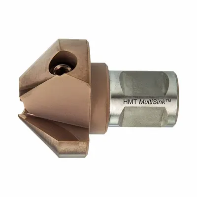 HOLEMAKER TECHNOLOGY Multisink: 82°, 3 Flute, 2 1/4 in Body Dia, 3/4 in Shank - Carbide MultiSinks