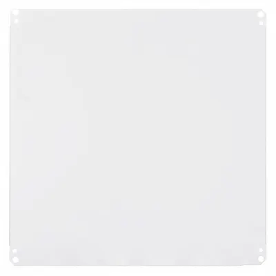 WIEGMANN Interior Panel: Back Panel Panel, 22 in Overall Ht, 22 in Overall Wd, Steel - Interior Mounting Panels