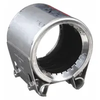Bolted Coupling: Polished 316 Stainless Steel, For Axial, 5 in Connection (MPN G21150-SI)