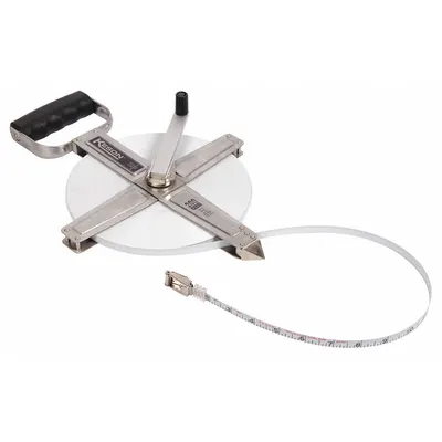 KESON Long Tape Measure: Manual, SNR18200, SAE, 200 ft, 1/8 in, Stainless Steel - Open-Reel Long Tape Measures