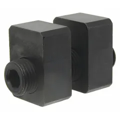 Replacement jaw set for Tapmatic self-reversing tapping heads. Compatible with models 10904, 10915, and SPD9. Used to secure taps during threading operations in industrial machining.