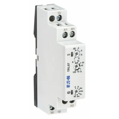 EATON Multi-Function Time Delay Relay: DIN-Rail Mounted, 24 to 240V AC/DC, 8 A - DIN-Rail Mounted Relays