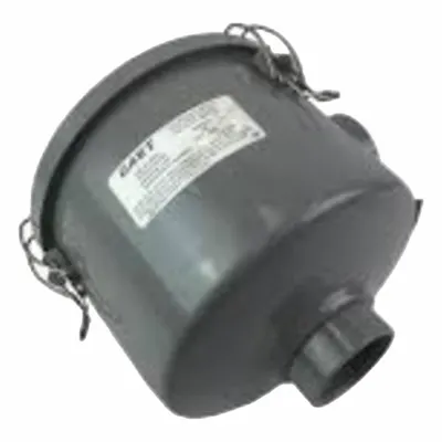 GAST Inlet Vacuum Filter: 7 3/8 in Outside Dia, Screw On Connection - Inlet Filters with Covers for Regenerative Blowers