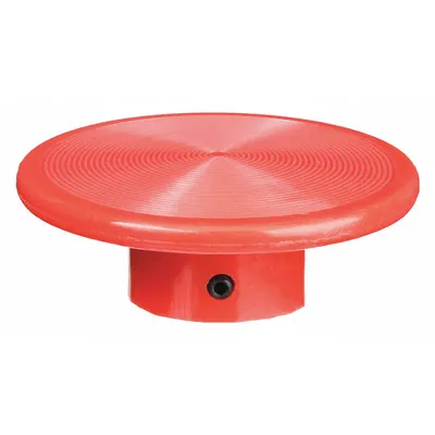 SCHNEIDER Mushroom Head: 30 mm Panel Size, Non-Illuminated, Non-Metallic - Heads for Push Buttons