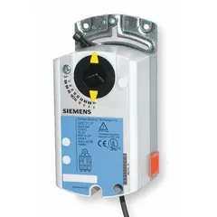 Non-spring return, floating point actuator for 90° stroke dampers in HVAC building automation systems. Provides 44 in-lb torque, operates on 24V AC with 0 to 10V DC output, and features a set screw shaft coupling for CW/CCW rotation. Plenum rated with NEMA 2 / IP54 enclosure.