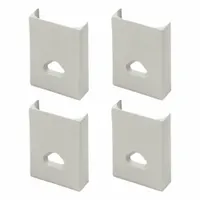 Polymer wedge for adjusting shelf positions on MetroMax Q industrial plastic shelving. Enables tool-free repositioning and locking of shelves at desired heights