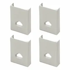 Polymer wedge for adjusting shelf positions on MetroMax Q industrial plastic shelving. Enables tool-free repositioning and locking of shelves at desired heights.