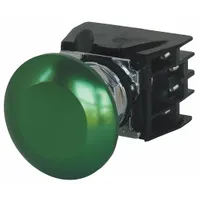 EATON Hazardous Location Push Button: 30 mm, Metallic, Mushroom Head Profile, 1NO/1NC (MPN 10250T712G)