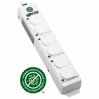TRIPP LITE Outlet Strip: 6 Outlets, 15 ft Cord Lg, 15 A Current, UL 2930, White, 5-15P, 2 1/2 in Wd (MPN PS-615-HGDG)