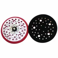 3M Low Profile Hook-and-Loop Disc Backup Pad: 5 in Dia x 3/8 in T, 5/16"-24 Threaded-Shank (MPN 20353)