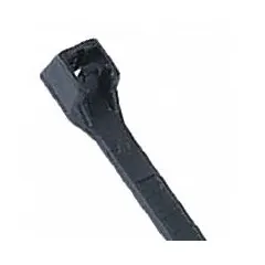 This 200-piece cable tie assortment kit includes 100 black 8.0-inch ties made from Nylon 6/6 with a plastic pawl locking mechanism. Suitable for bundling and securing wires, cables, and hoses in general-purpose cable management applications.