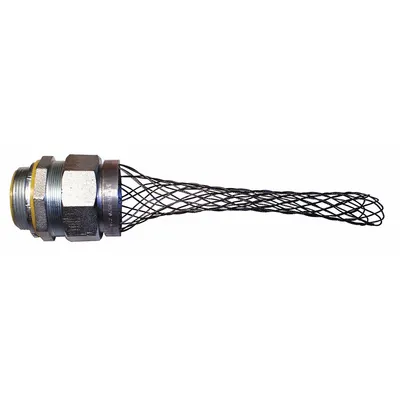 HUBBELL WIRING DEVICE-KELLEMS Liquid-Tight Conduit Fitting: 2 1/2 in Trade Size, Insulated, Straight - Liquid-Tight Conduit Fittings with Strain Relief