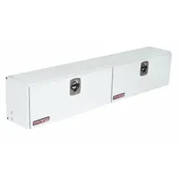 WEATHER GUARD Topside Truck Box: Topside Truck Box, Double Drop-Down Doors Lid, D-Handle, Steel (MPN 291-3-02)