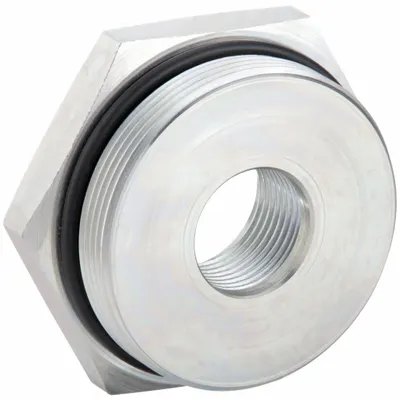 PARKER 24-12 F5OG5-S Steel Male x Female SAE Threaded Pipe Fitting - Threaded High-Pressure Pipe Fittings