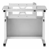VERSADESK Standing Desk: White, Wood, 36 in Overall Wd, 24 in Overall Dp, 36 in Max Desktop Ht (MPN RST3624-WW)