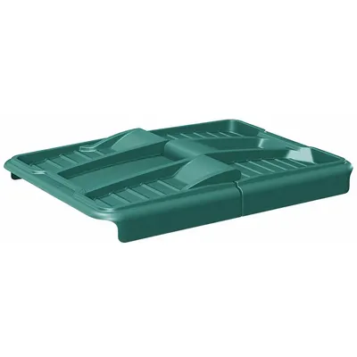CORTECH Hinged Lid for Flame-Retardant Easy-Drain Dual-Handle Cube Truck - Hinged Lids for Flame-Retardant Easy-Drain Dual-Handle Cube Trucks