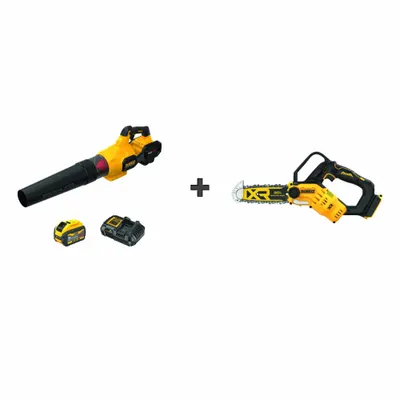DEWALT Blower Kit: 20V MAX*, Blower and Chainsaw, 125 mph Blower Max Air Speed - Outdoor Equipment Combination Kits