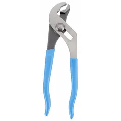 6 1/2 in overall length, serrated groove-joint pliers with a 7/8 in max jaw opening. Designed for gripping, turning, and clamping nuts, bolts, pipes, and fittings in plumbing, HVAC, and general maintenance tasks.