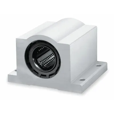 THOMSON Linear Pillow Block Bearing: Self-Aligning, Twin, 1 1/4 in Inside Dia, Not Adj - Twin Closed Pillow Block Linear Ball Bearings