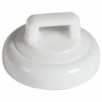 MAG DADDY Magnetic Cable Tie Mount: 0.23 in Slot Wd, 0.11 in Slot Ht, Std Sized Cable Ties, White (MPN 62406-10)