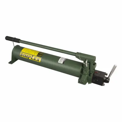 SIMPLEX Hand Pump: 2 Stages, Double Acting - Hand Pumps for Hydraulic Fluids