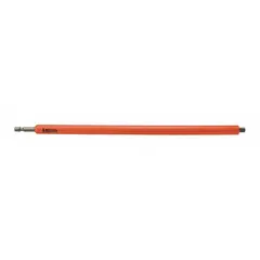 This 1/4" drive impact socket extension has a 2 in overall length with 1/4" input and output drive sizes. It is designed for use with impact wrenches in high-torque fastening applications, extending reach in confined spaces. The urethane covering helps protect adjacent surfaces from scratches.