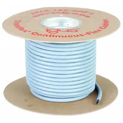 This unshielded continuous flexing tray cable features 16 AWG conductors and a PVC jacket. It is designed for exposed run applications in cable carriers and moving equipment where repeated bending occurs. Minimum bend radius factor is 5 x OD for fixed installations and 7.5 x OD for flexible use.