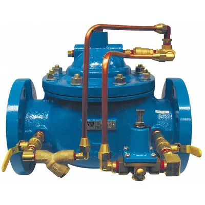 Watts Pressure Reducing Control Valve: 4 in Nominal Pipe Size, Flanged - Automatic Control Pressure Regulators