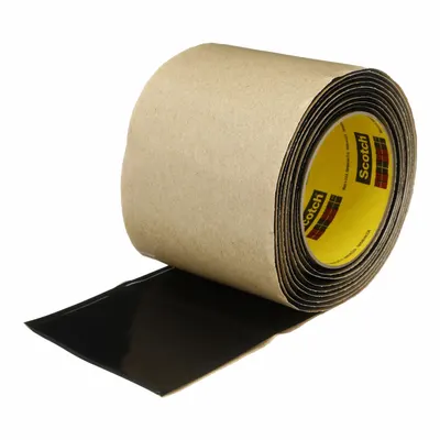 3M Electrical Tape: 4 in Wd, 3 3/8 yd Lg, 90 mil Thick, Vinyl, Mastic, 600 V Volt Rating - Moisture-Resistant Electrical Tape, Pads & Putty