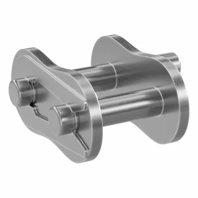 TSUBAKI Attachment Link: For Stainless Steel Roller Chains, D-1, 60, Single Strand - Attachment Links for ANSI Standard Chains