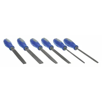 WESTWARD File Set: Includes Handle, 6 Pieces, Bastard Cut/Smooth Cut - General Purpose File Sets