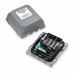 6V DC control module for Sloan SF series electronic faucets. Powers sensor and valve operation for touch-free activation. Used as a replacement part in commercial restroom faucet systems.