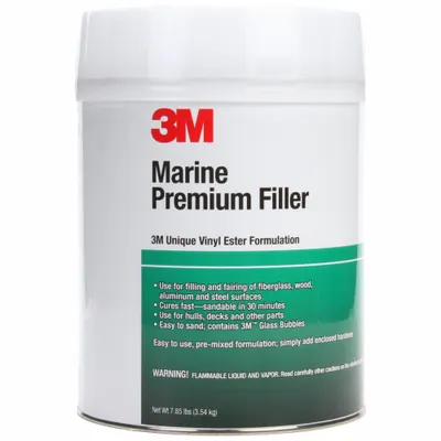 3M Marine Premium Fiberglass Repair Filler, 128 oz Can, Beige - Fiberglass Repair Fillers