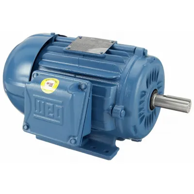 WEG General Purpose Motor: Rigid Base Mount, Totally Enclosed Fan Cooled, 1 1/2 hp - Rigid Base 3-Phase General Purpose AC Motors