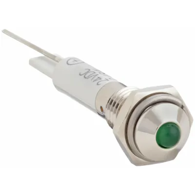 OEM Raised Panel Light: 6 mm Panel Mounting Hole Dia - LED Indicator Pilot Lights