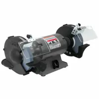 JET Bench Grinder: Fixed Speed, 1 hp, 10 in Max Wheel Dia, 1,750 RPM to 1,725 RPM, 115V (MPN 577103)