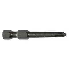 Set of five #3 Phillips impact-rated bits with standard tip style and hex drive. Designed for high-torque fastening of larger Phillips screws in construction, assembly, and maintenance tasks.