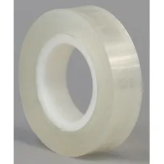 This double-sided foam tape features a closed-cell polyethylene foam backing with a removable adhesive. The transparent tape provides conformable bonding for temporary mounting, splicing, and holding applications where clean removal is required.