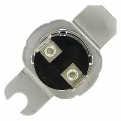 Genuine OEM high limit safety thermostat for GE washing machines and dryers. Monitors internal temperature and interrupts the circuit if heat exceeds safe limits, preventing overheating. Replaces manufacturer part number WE4M137.