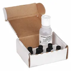 Replacement cap membrane assembly for YSI dissolved oxygen and BOD probes. Used in water quality testing to ensure accurate measurement by providing a fresh membrane. Dimensions: 2 in overall height, 3 in overall width, 4 in overall depth.