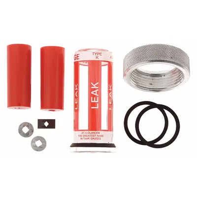 KRUEGER Solid Glass Repair Kit,Type K: For Repairs Type K Leak gauges - Repair Tools for Pressure Gauges