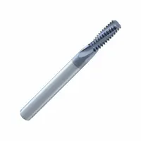 APPROVED VENDOR Thread Mill: Helical Flute, M5x0.8 Metric, 3 Flute, TiAlN Coated Carbide (MPN 14376-TIALN)