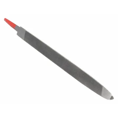 SIMONDS Machinists File: Triangular, 6 in Lg, 3/8 in Wd, 47_52_61 Teeth per Inch - Triangular Tapered Saw Files