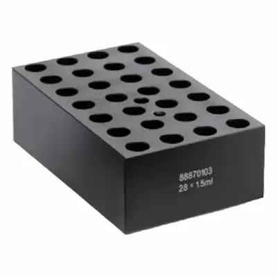 THERMO SCIENTIFIC Dry Block: Anodized Aluminum, 4 7/8 in Overall Wd, 3 in Overall Lg - Dry Bath Blocks