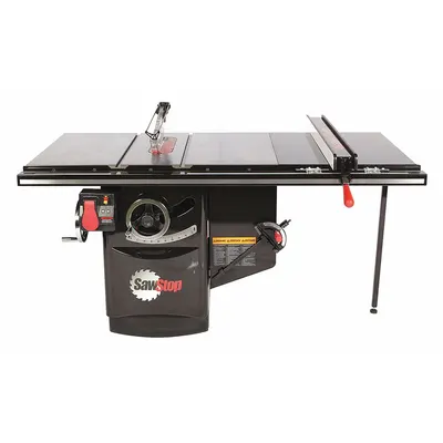SAWSTOP Table Saw: 230 V AC Volt, 17.8 A Current, 10 in Blade Dia. - Cabinet Table Saws with Automatic Safety Blade Retraction