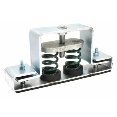 MASON Floor-Mount Vibration Isolator: Spring, 800 lb Capacity, 5 1/8 in Ht, 2 1/2 in Wd - Seismic & Wind Spring-Style Floor-Mount Vibration Isolators